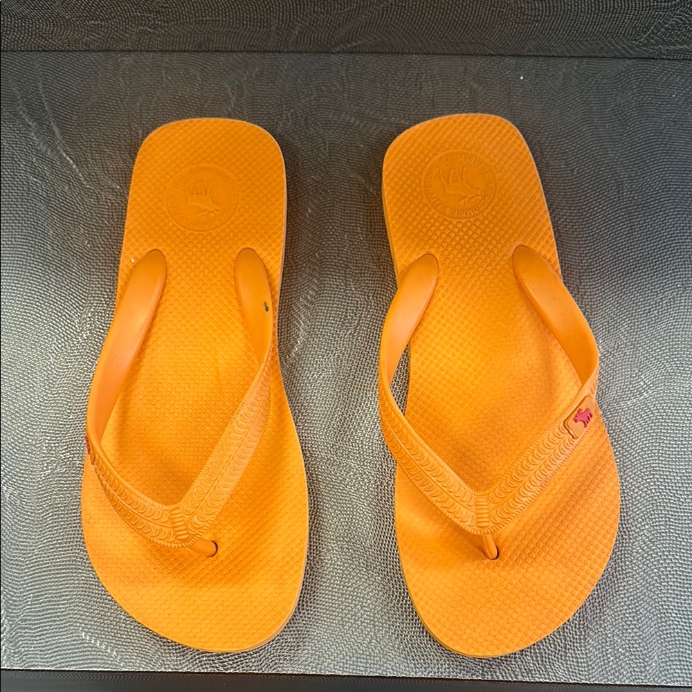 Abercrombie & Fitch Orange Sandals Vibrant Summer Footwear